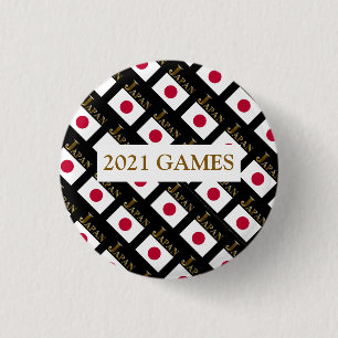 JAPAN 3 CM ROUND BADGE