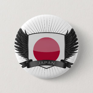 JAPAN 6 CM ROUND BADGE