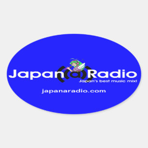 Japan-A-Radio Oval Stickers! Sticker