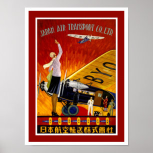 Japan Air Transport Poster