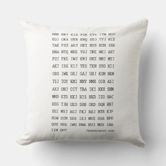Japan Airport Code (Three letter Code) Cushion