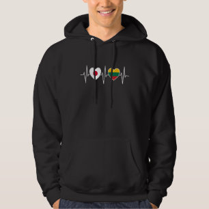 Japan And Lithuania Lithuanian Flag Flags Hoodie