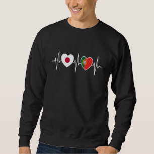 Japan And Portugal Portuguese Flag Flags Sweatshirt