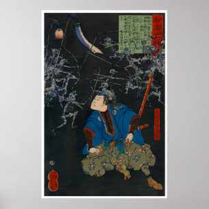 Japan Art Wall Japanese Samurai Print Retro Poster