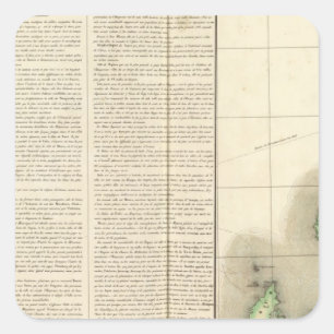 Japan, Asia 61 Square Sticker