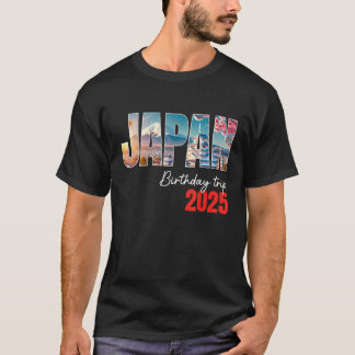 Japan Birthday Trip 2025 Tokyo Osaka Cherry Blosso T-Shirt