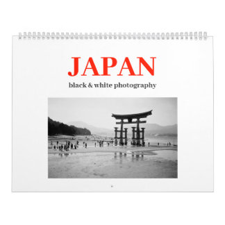 Japan: Black & White Photography 2026  Calendar