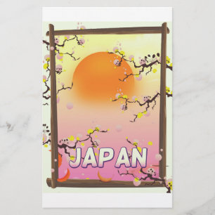 Japan Blossom Garden Stationery