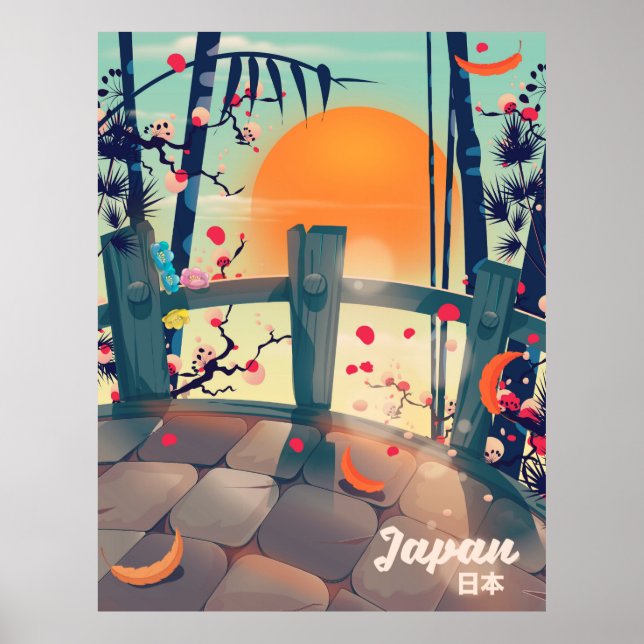 Japan Blossom vacation poster Japan Blossom (Front)