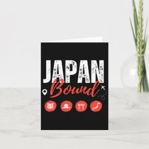 Japan Bound Tokyo Travel Vacation Trip Matching Fa Card