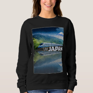 Japan Bullet Train Mt Fuji Shinkansen Japanese Sou Sweatshirt