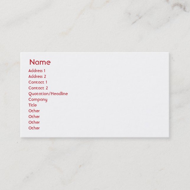 Japan - Business Business Card (Front)