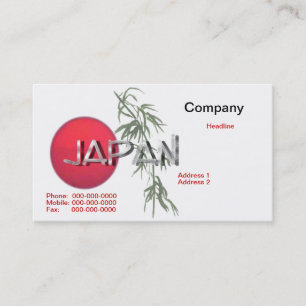 Japan Business Card
