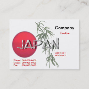 Japan Business Card