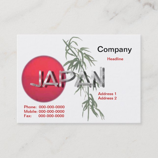 Japan Business Card (Front)