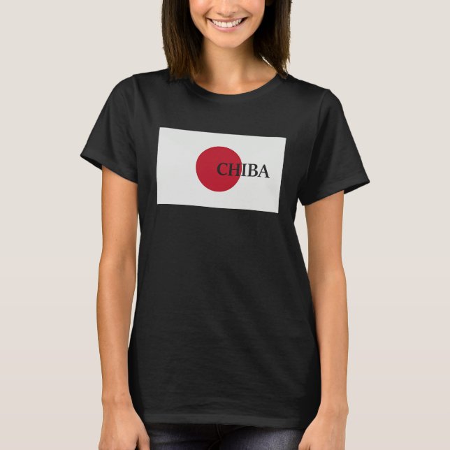 Japan Chiba Asia Travel Flag T-Shirt (Front)