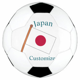 Japan Country Flag Thunder_Cove Soccer Ball