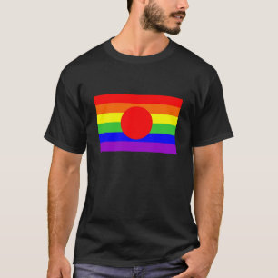 japan country gay proud rainbow flag homosexual T-Shirt