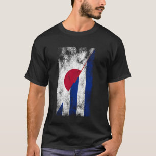 Japan Cuba Flags - Japanese Cuban T-Shirt