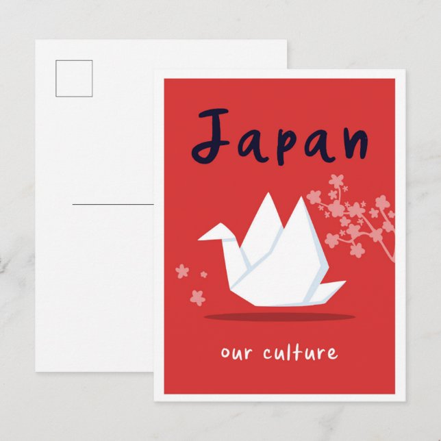 Japan Culture Vintage Travel Postcard (Front/Back)