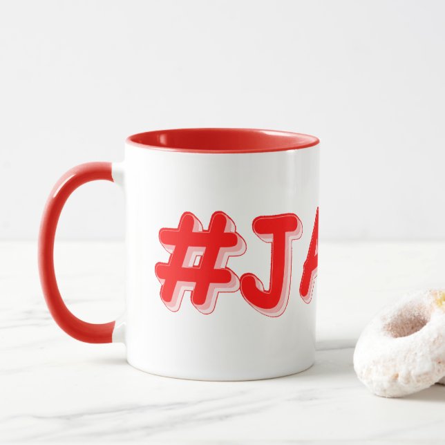 "#JAPAN" Cute Design. Buy Now Mug (With Donut)