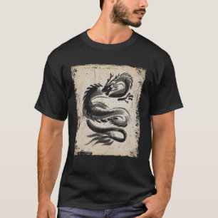 Japan dragon artwork Japanese Retro 2 T-Shirt