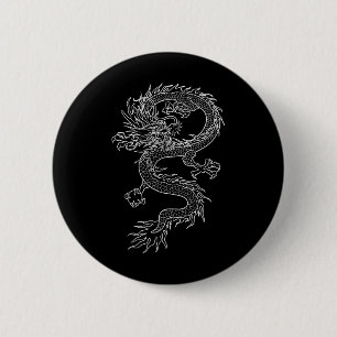 Japan Dragon Tattoo Drawing Traditional Japanese G 6 Cm Round Badge