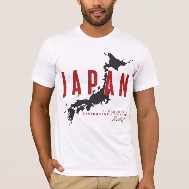 JAPAN EARTHQUAKE & TSUNAMI RELIEF T-Shirt (Front)