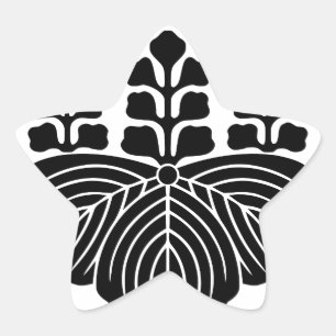 japan emblem star sticker