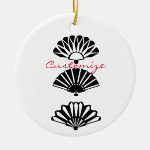 Japan Fans Thunder_Cove Ceramic Ornament