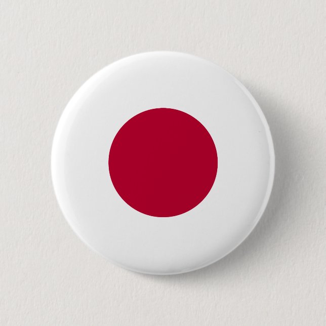 Japan Flag 6 Cm Round Badge (Front)