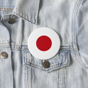 Japan flag 7.5 cm round badge