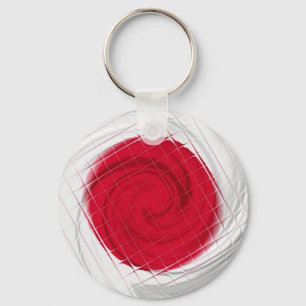 Japan Flag Artwork Key Ring