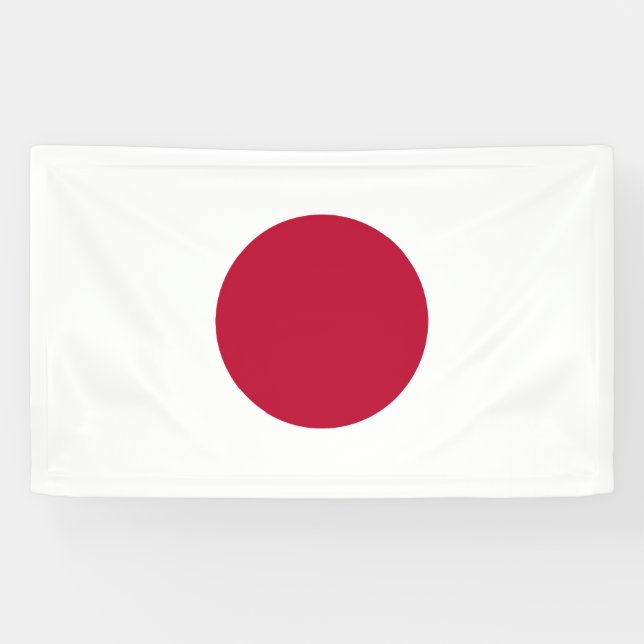 Japan flag banner (Horizontal)