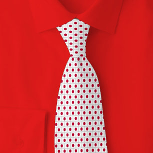 Japan Flag Brick Pattern Tie