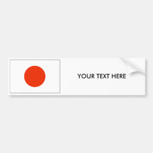 JAPAN FLAG Bumper Sticker