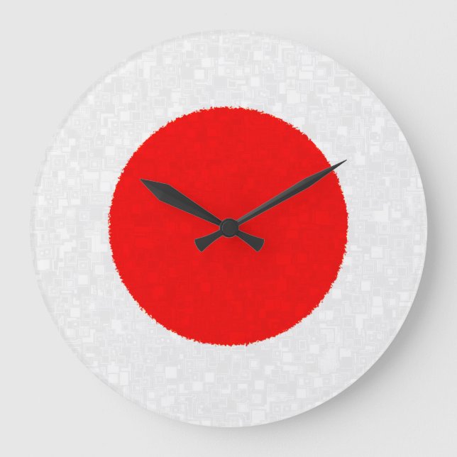 JAPAN FLAG Clock (Front)