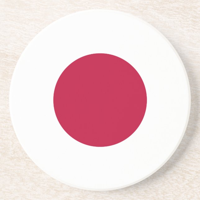 Japan Flag Coaster (Front)