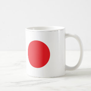 Japan flag coffee mug