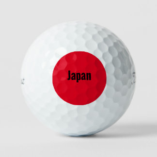 Japan Flag Design Golf Ball