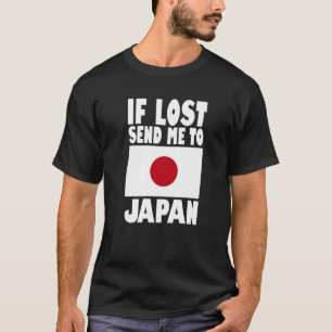 Japan Flag Design If lost send me to Japan Premiu T-Shirt