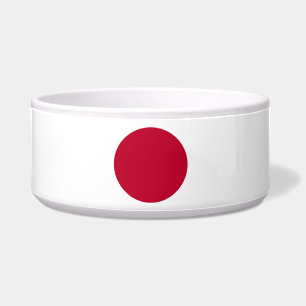 Japan Flag Dog Bowl