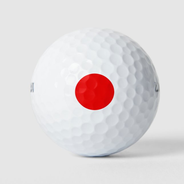Japan Flag Golf Balls (Front)