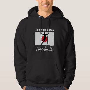Japan Flag Handball I'd Rather Watch Handball Hoodie