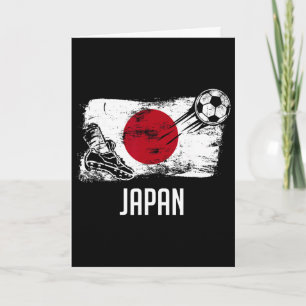 Japan Flag Jersey Japanese Soccer Team Japanese Card