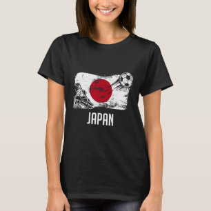 Japan Flag Jersey Japanese Soccer Team Japanese  T-Shirt
