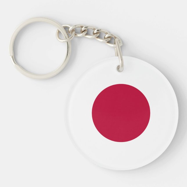 Japan Flag Key Ring (Front)