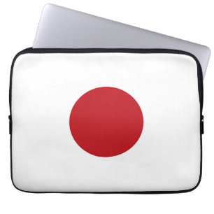 Japan flag laptop sleeve
