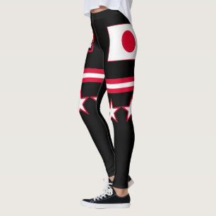 Japan Flag Leggings
