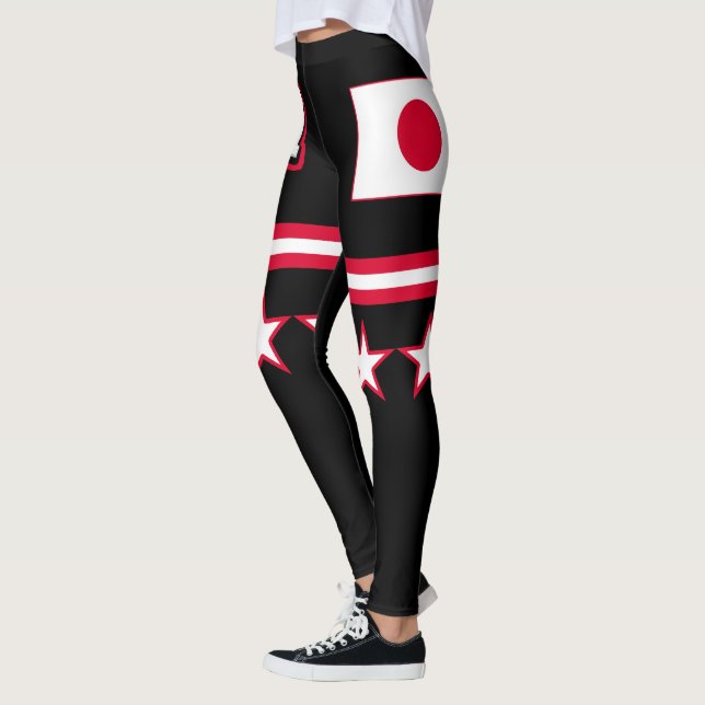 Japan Flag Leggings (Left)